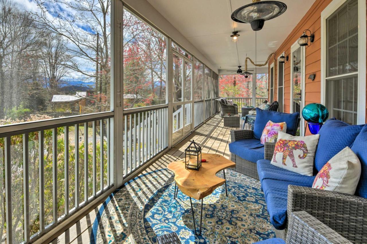 Cozy Home With Fire Pit, Near Great Smoky Mountains! ウェインズビル エクステリア 写真